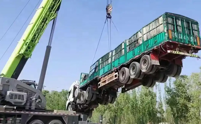 安达道路脱困救援案例